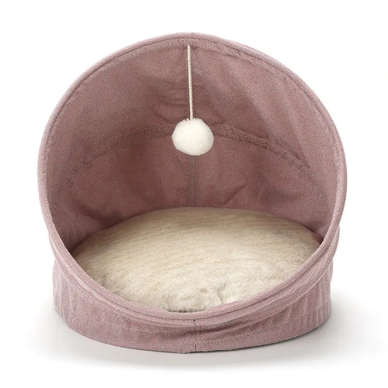 Enclosed Cat House Bed
